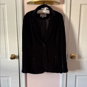 Anatomie Black Quilted Blazer